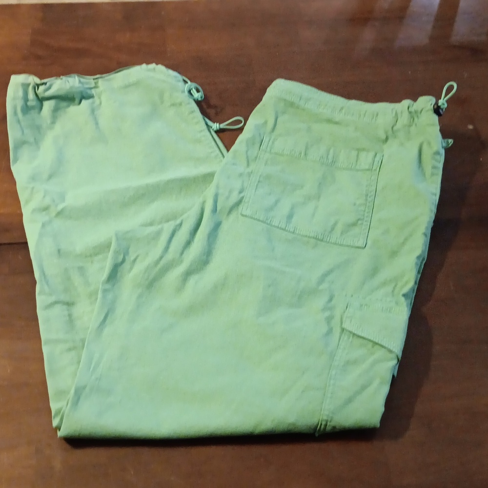 SO Goods for Life High Rise Parachute Cargo Pants, Large